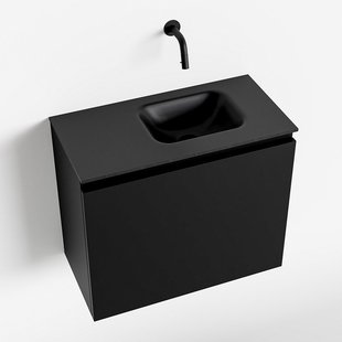 MONDIAZ OLAN 60cm toiletmeubel urban. LEX wastafel urban rechts geen kraangat