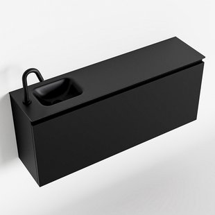 MONDIAZ OLAN 120cm toiletmeubel urban. LEX wastafel urban links 1 kraangat