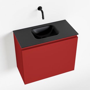 MONDIAZ OLAN 60cm toiletmeubel fire. LEX wastafel urban midden geen kraangat