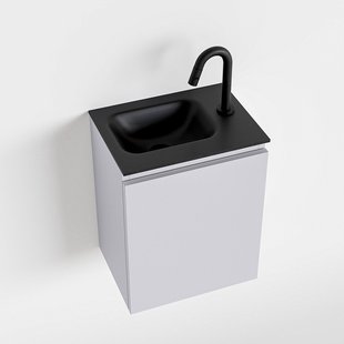 MONDIAZ OLAN 40cm toiletmeubel cale. LEX wastafel urban links 1 kraangat MONDIAZ OLAN 40cm toiletmeubel cale. LEX wastafel urban links 1 kraangat