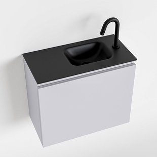 MONDIAZ OLAN 60cm toiletmeubel cale. LEX wastafel urban rechts 1 kraangat