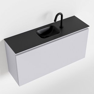 MONDIAZ OLAN 100cm toiletmeubel cale. LEX wastafel urban midden 1 kraangat