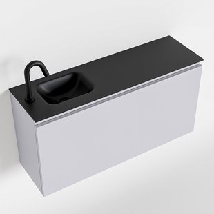 MONDIAZ OLAN 100cm toiletmeubel cale. LEX wastafel urban links 1 kraangat