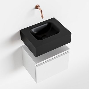 MONDIAZ ANDOR 40cm toiletmeubel talc. LEX 40cm wastafel urban links 1 kraangat