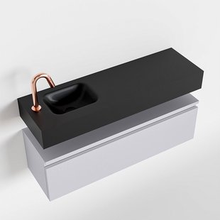 MONDIAZ ANDOR 100cm toiletmeubel cale. LEX 100cm wastafel urban links 1 kraangat