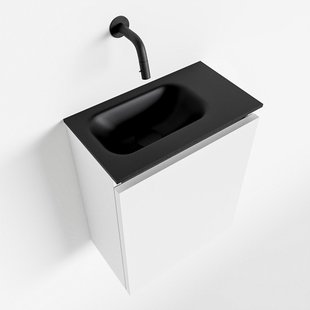 MONDIAZ TURE 40cm toiletmeubel talc. EDEN wastafel urban links geen kraangat