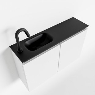 MONDIAZ TURE 80cm toiletmeubel talc. EDEN wastafel urban links 1 kraangat