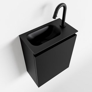 MONDIAZ TURE 40cm toiletmeubel urban. EDEN wastafel urban links 1 kraangat