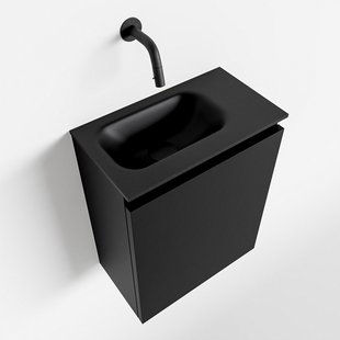 MONDIAZ TURE 40cm toiletmeubel urban. EDEN wastafel urban links geen kraangat