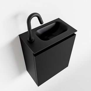 MONDIAZ TURE 40cm toiletmeubel urban. EDEN wastafel urban rechts 1 kraangat