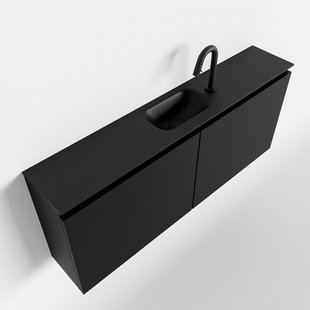 MONDIAZ TURE 120cm toiletmeubel urban. EDEN wastafel urban midden 1 kraangat