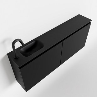 MONDIAZ TURE 120cm toiletmeubel urban. EDEN wastafel urban links 1 kraangat