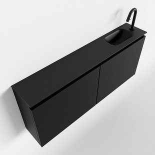 MONDIAZ TURE 120cm toiletmeubel urban. EDEN wastafel urban rechts 1 kraangat