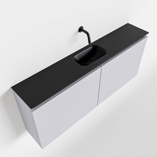 MONDIAZ TURE 120cm toiletmeubel cale. EDEN wastafel urban midden geen kraangat