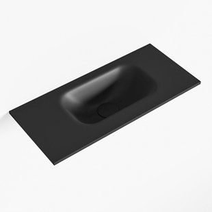 MONDIAZ EDEN Urban solid surface inleg wastafel voor toiletmeubel 50cm. Positie wasbak rechts