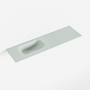 MONDIAZ EDEN Greey solid surface inleg wastafel voor toiletmeubel 80cm. Positie wasbak links