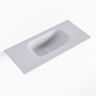 MONDIAZ EDEN Cale solid surface inleg wastafel voor toiletmeubel 50cm. Positie wasbak rechts