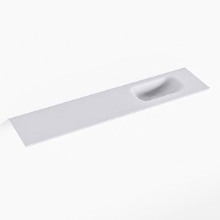 MONDIAZ EDEN Cale solid surface inleg wastafel voor toiletmeubel 100cm. Positie wasbak rechts