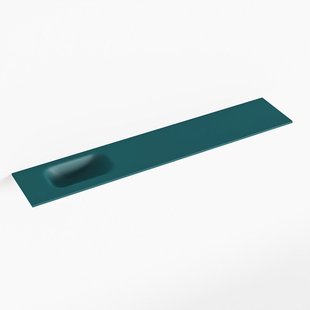 MONDIAZ EDEN Smag solid surface inleg wastafel voor toiletmeubel 120cm. Positie wasbak links