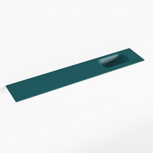 MONDIAZ EDEN Smag solid surface inleg wastafel voor toiletmeubel 120cm. Positie wasbak rechts