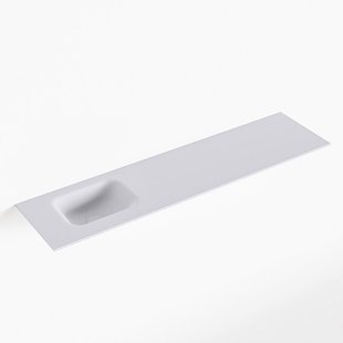 MONDIAZ LEX Cale solid surface inleg wastafel voor toiletmeubel 120cm. Positie wasbak links MONDIAZ LEX Cale solid surface inleg wastafel voor toiletmeubel 120cm. Positie wasbak links