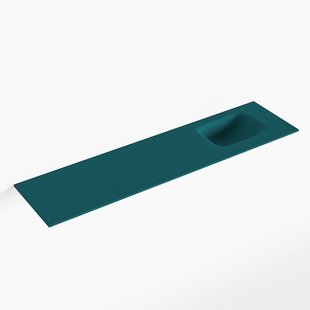 MONDIAZ LEX Smag solid surface inleg wastafel voor toiletmeubel 120cm. Positie wasbak rechts