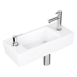 Fonteinset Differnz Sapon 44x18x9 cm Wit