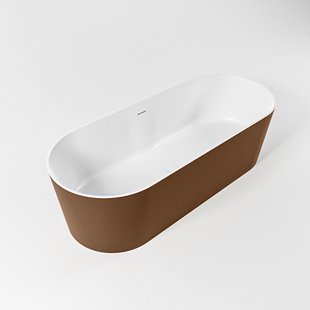 Vrijstaand Bad MONDIAZ NOBLE 180x75cm Kleur Rust / Talc Vrijstaand Bad MONDIAZ NOBLE 180x75cm Kleur Rust / Talc