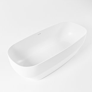 Vrijstaand Bad MONDIAZ STONE 170x75cm Kleur Talc / Talc