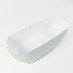 Vrijstaand Bad MONDIAZ STONE 170x75cm Kleur Greey / Talc