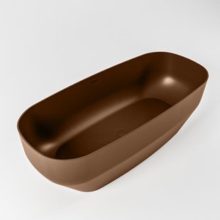 Vrijstaand Bad MONDIAZ STONE 170x75cm Kleur Rust / Rust