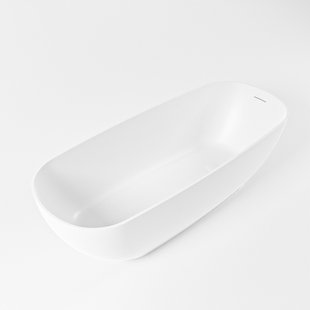 Vrijstaand Bad MONDIAZ ROCK 170x70cm Kleur Talc / Talc