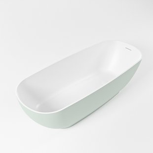 Vrijstaand Bad MONDIAZ ROCK 170x70cm Kleur Greey / Talc