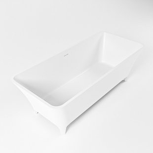 Vrijstaand Bad MONDIAZ LUNDY 170x75cm Kleur Talc / Talc