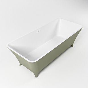 Vrijstaand Bad MONDIAZ LUNDY 170x75cm Kleur Army / Talc