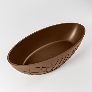 Vrijstaand Bad MONDIAZ HOLM 180x85cm Kleur Rust / Rust