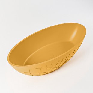 Vrijstaand Bad MONDIAZ HOLM 180x85cm Kleur Ocher / Ocher