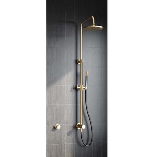 Complete Regendoucheset Hotbath Cobber Thermostatisch Opbouwset Met Doucheslang en Handdouche