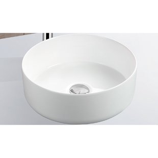 Waskom BWS Opbouw Keramiek Rond 36x36x12 cm Wit