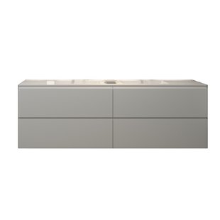 Badkamermeubelset Gliss Hermes 140 cm Hoogglans Wit