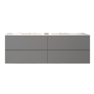Badkamermeubelset Gliss Hermes 160 cm Beton Grijs