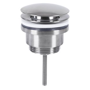 Wastafel Afvoerplug Differnz Pop Up 10 cm Mat Chroom