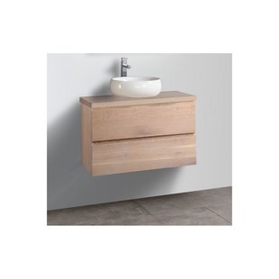 Badkamermeubel Casajoy Toronto 90x50x53cm Eiken