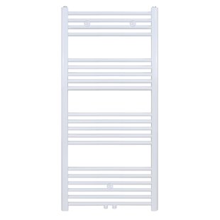 Designradiator BWS Nile Gobi 120x40cm 458W Wit (Midden/zij-aansluiting)