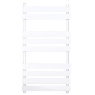 Designradiator BWS Flora 95x50cm 475W Wit (Links Rechts Aansluiting)