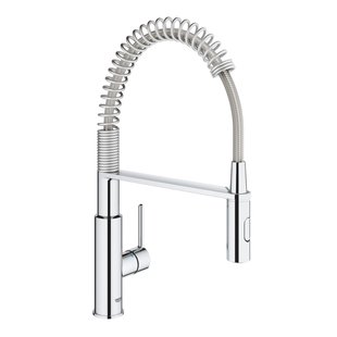 Keukenkraan GROHE Get 1-Gats Met Professionele Handdouche Chroom