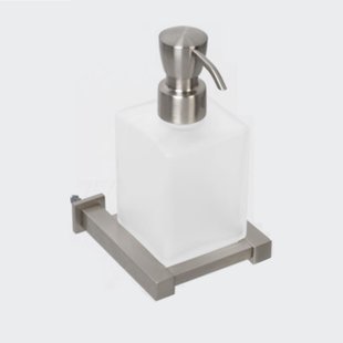 Zeepdispenser Plieger Cube Matglas Inox