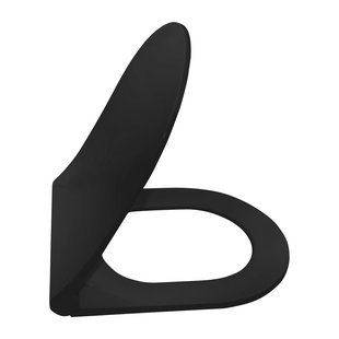 Closetzitting BWS Venezia Quick Release en Softclose Mat Zwart