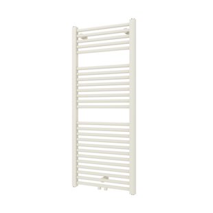 Designradiator Plieger Palmyra 580 Watt Midden- of Zijaansluiting 117,5x50 cm Wit Structuur