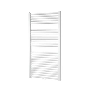 Designradiator Plieger Palmyra 580 Watt Midden- of Zijaansluiting 117,5x50 cm Pearl Grey